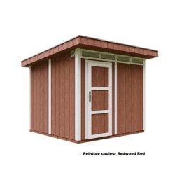 Timbela Abris de jardin en composite Composite Marron 6m²