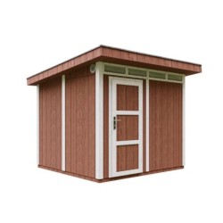 Timbela Abris de jardin en composite Composite Marron 6m²