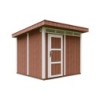 Timbela Abris de jardin en composite Composite Marron 6m²