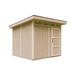 Timbela Abris de jardin en composite Composite Marron 6m²