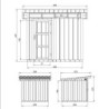 Timbela Abris de jardin en composite Composite Marron 6m²