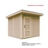 Timbela Abris de jardin en composite Composite Marron 6m²