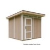 Timbela Abris de jardin en composite Composite Marron 6m²