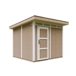 Timbela Abris de jardin en composite Composite Marron 6m²
