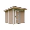 Timbela Abris de jardin en composite Composite Marron 6m²