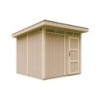 Timbela Abris de jardin en composite Composite Marron 6m²