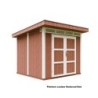 Timbela Abris de jardin en composite Composite Marron 6m²