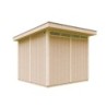 Timbela Abris de jardin en composite Composite Marron 6m²