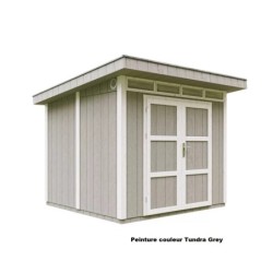 Timbela Abris de jardin en composite Composite Marron 6m²