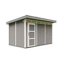 Timbela Abris de jardin en composite Composite Marron 9m²