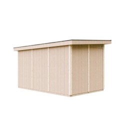 Timbela Abris de jardin en composite Composite Marron 9m²