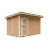 Timbela Abris de jardin en composite Composite Marron 9m²