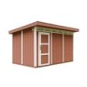 Timbela Abris de jardin en composite Composite Marron 9m²