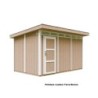 Timbela Abris de jardin en composite Composite Marron 9m²