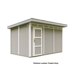 Timbela Abris de jardin en composite Composite Marron 9m²