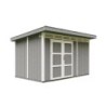 Timbela Abris de jardin en composite Composite Marron 9m²