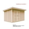 Timbela Abris de jardin en composite Composite Marron 9m²