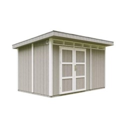 Timbela Abris de jardin en composite Composite Marron 9m²
