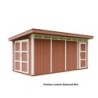 Timbela Abris de jardin en composite Composite Marron 12m²