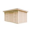Timbela Abris de jardin en composite Composite Marron 12m²
