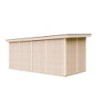 Timbela Abris de jardin en composite Composite Marron 12m²