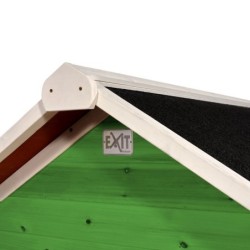 Exit Toys Cabanes enfants Bois massif Vert