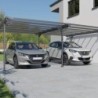 Carport Aluminium Gris 30m²