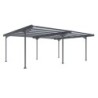 Carport Aluminium Gris 30m²