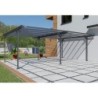 Carport Aluminium Gris 30m²