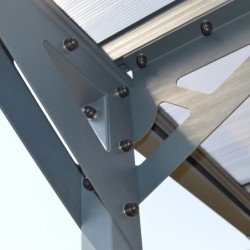 Carport Aluminium Gris 30m²