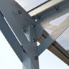 Carport Aluminium Gris 30m²