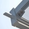 Carport Aluminium Gris 30m²