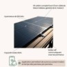 Cerland Carport Bois massif Marron 15.50m²