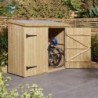 Rowlinson Coffre de jardin Bois massif Marron