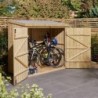 Rowlinson Coffre de jardin Bois massif Marron