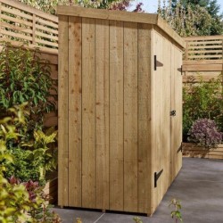 Rowlinson Coffre de jardin Bois massif Marron