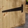 Rowlinson Coffre de jardin Bois massif Marron