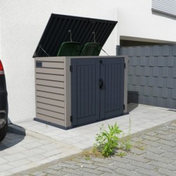 Duramax Abri de jardin résine PVC Gris
