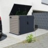 Duramax Abri de jardin résine PVC Gris