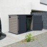 Duramax Abri de jardin résine PVC Gris