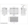 Duramax Abri de jardin résine PVC Gris