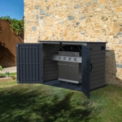 Duramax Abri de jardin résine PVC Gris