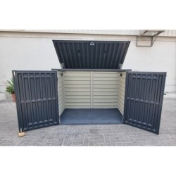 Duramax Abri de jardin résine PVC Gris