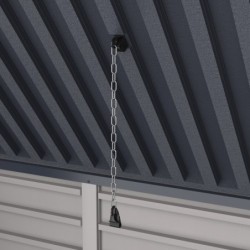 Duramax Abri de jardin résine PVC Gris