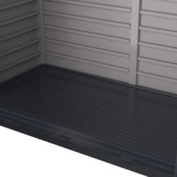 Duramax Abri de jardin résine PVC Gris