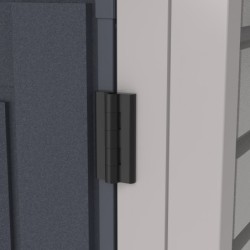 Duramax Abri de jardin résine PVC Gris