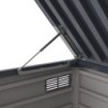 Duramax Abri de jardin résine PVC Gris