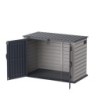 Duramax Abri de jardin résine PVC Gris