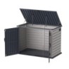 Duramax Abri de jardin résine PVC Gris