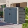 Duramax Abri de jardin résine PVC Gris